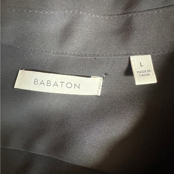 Babaton by Aritzia black tie waist dress size large - Picture 4 of 7